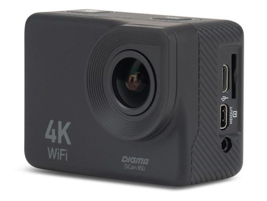 Экшн-камера Digma DiCam 850 черный